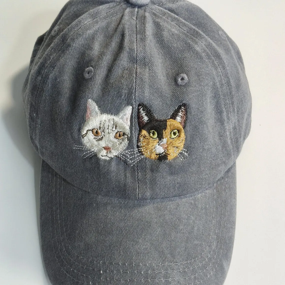 Personalized Baseball Cap with Custom Pet Outline Embroidery – Gift for Dog or Cat Lover, Husband or Wife Birthday - Image 2